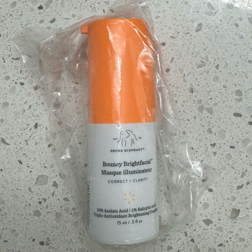 Drunk elephant bouncy bright facial mask